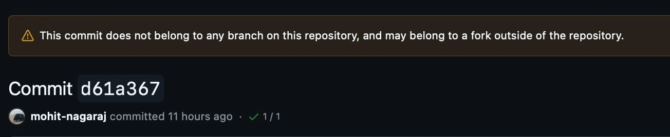 Build that saved my day